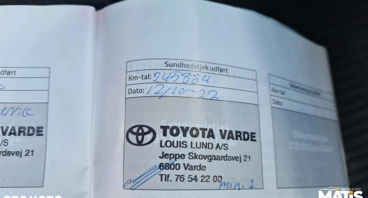 Toyota Avensis cena 27900 przebieg: 255000, rok produkcji 2009 z Radziejów małe 781